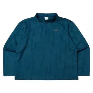 아이더 ESSENTIAL (에센셜) 자카드 α 긴팔짚업 티셔츠_TEAL 긴소매티셔츠 긴팔