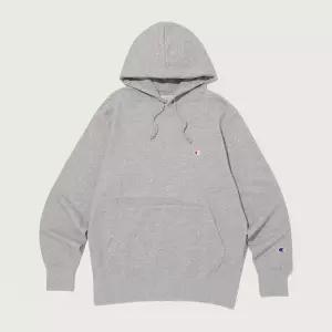 챔피온 베이직 C로고 후드 티셔츠 Normal Grey 187991