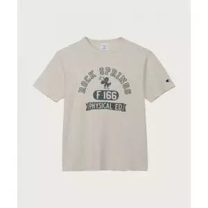 매장정품 CHAMPION 베이직 가먼트워싱 그래픽 티셔츠 Oatmeal CHPM261JBSS043OT 289240