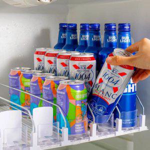 냉장고 음료 트레이 자동 정렬 음료 트레이 음료수 디스펜서 캔맥주 정리함 수납