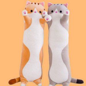 대형 바디 필로우 모찌 바디 필로우 수면 찰떡 고양이 70cm 인형 푹신한 봉제