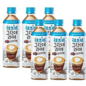 액상 커피 대용량 라떼 500ml 6개 편의점 헤이즐넛 어셉틱 직장인 카페인 사무실 밀크 무균 즉석 충전