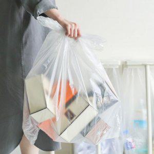 재활용 봉투 분리수거 봉투 가정용 업소용 비닐 대용량 사무실 음식물 단품 투명 62막 50리터 100매