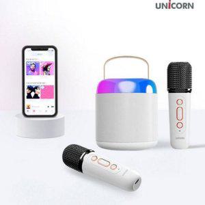 블루투스 노래방 마이크 무선 노래방 마이크 휴대용 듀얼 가정용 스피커 아이마이크 어린이 장난감 기계