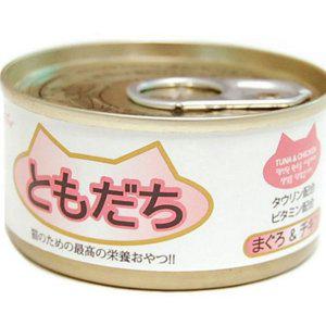 반려묘 주식 캔 고양이 참치 캔 타우린캔 새우캔 80g 연어 사료 대용 습식 보조 80g 24개