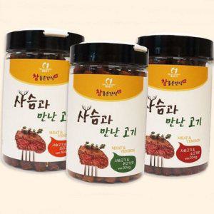 강아지 사슴 고기 강아지 훈련 간식 소프트 저칼로리 고단백 영양 오리