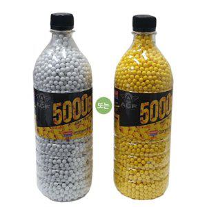 6mm 비비탄 6mm 비비탄 알 5000발 대용량 알 서바이벌 레저용 청소년 총알