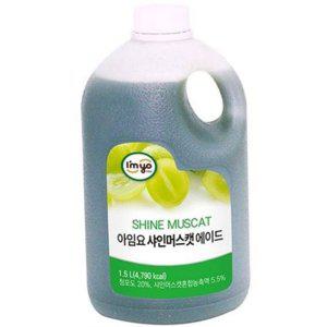 샤인머스캣 베이스 청포도 베이스 스무디 농축액 음료 에이드 대용량 홈카페 액상티 카페 원액 액상 재료