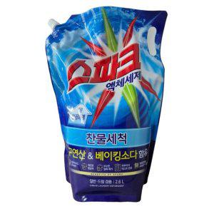쿨샵 애경 스파크 액체세제 구연산 베이킹소다함유 드럼일반겸용 2.6리터