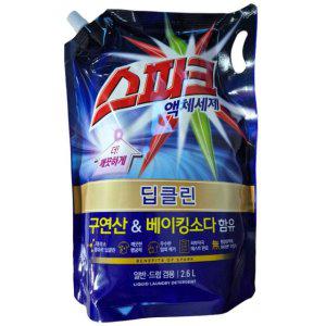 쿨샵 애경 스파크 딥클린 액체세제 구연산 베이킹소다함유 드럼일반겸용 2.6리터