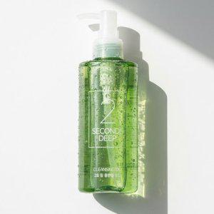 산뜻한 녹차수 병풀잎 함유 메이크업 클렌징오일 200ml