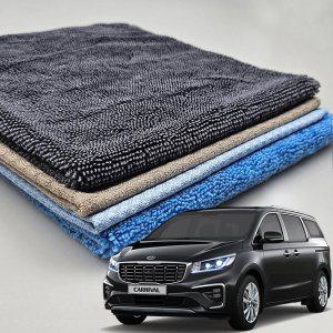 더뉴카니발 다용도 4종 세차타월세트 극세사