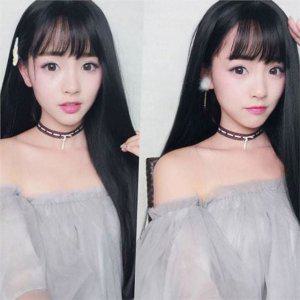내추럴 통가발 데일리 여성 긴 머리 생머리 고열사 가발