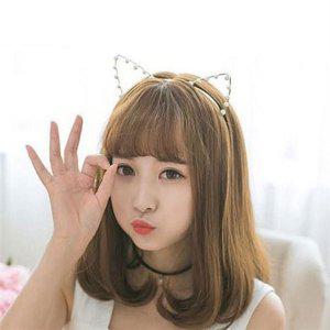고열사 통가발 레이어드 여성 통가발 단발 헤어 패션