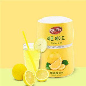 홈카페 레몬에이드 파우더 만들기 레몬에이드 분말 아이스 음료