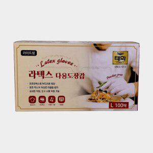 품질좋은 라텍스장갑(대) 100장