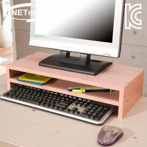 NETmate 2단 모니터 받침대 (핑크)
