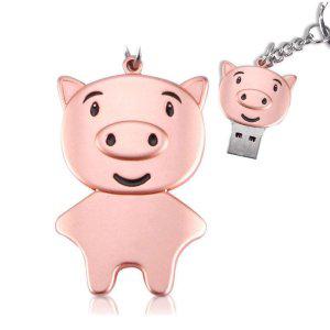칼론 꿀꿀메탈복돼지 USB 메모리 32gb 예쁜 열쇠 고리