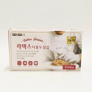 식자재마트 태화 라텍스장갑(대) 100장
