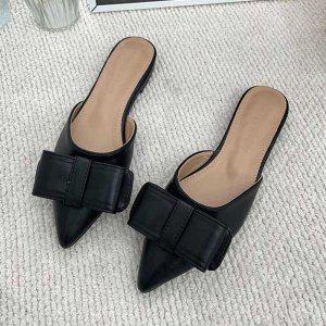 여름 뮬샌들 여자 정장 슬리퍼 예쁜 스틸레토뮬 슈즈