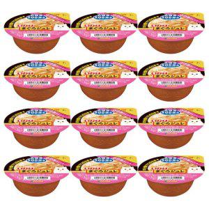 고양이 푸딩 닭가슴살 게살맛 유산균 65g 12P 츄르