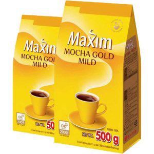 맥심 모카골드 커피 리필 500g x 2개