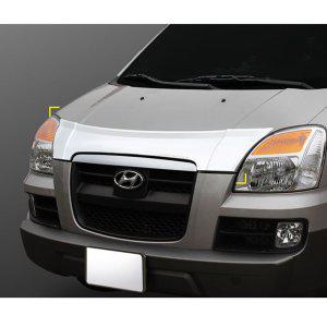 경동산업 거빈 크롬 본넷가드 G402 04-스타렉스(1PCS)