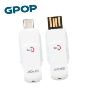 메모리 유에스비 대용량 캐릭터 케이스 듀얼 OTG USB Flash Drive C타입 32GB