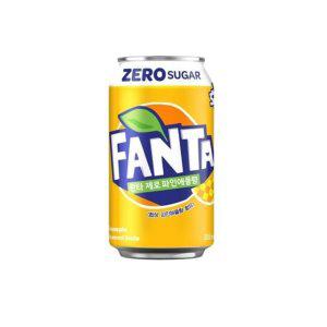 (행사)환타 파인애플 제로 캔 355ml x 24