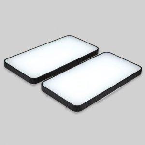 가정용 거실등 LED 마빈 블랙 4등 100W 주광 6.5K