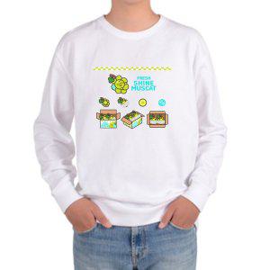 맨투맨 그림선택 포도 grape 청포도 샤인머스캣