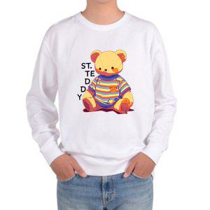 맨투맨 레인보우곰 귀여운곰 ST베어 색종이곰 푸들곰