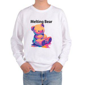 맨투맨 레인보우곰 귀여운곰 멜팅베어 색종이곰 푸들