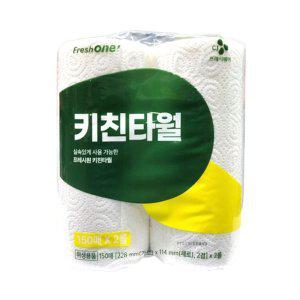 키친타올(150매x2롤 프래시원)X12개