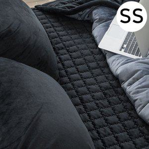 빌리 극세사 밴딩 패드 슈퍼싱글 SS 블랙 카페트겸용