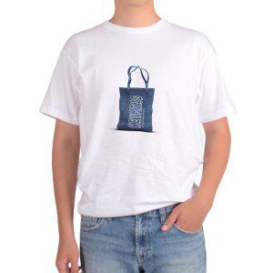 반팔티 가방 에코백 ECO BAG 파란색가방 에코백
