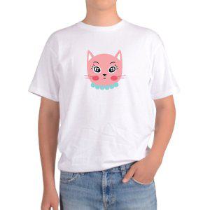 반팔티 CAT 고양이 눈을 반짝이며 집사 찾아요 진주