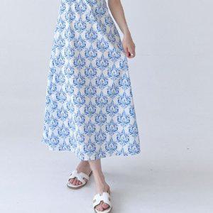 휴양지 비치 튜브탑 끈나시 롱원피스 DJJ222