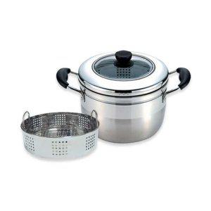 튜울립 찜 냄비 20CM 스텐 인덕션 찜솥 찜냄비
