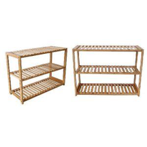 대나무 수납 선반 3단 DIY 화분 진열 거실 인테리어
