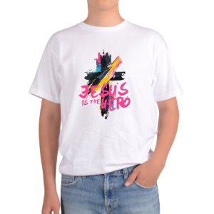 반팔티 오트밀 예수님 JESUS 추수감사절 주일학교 2번