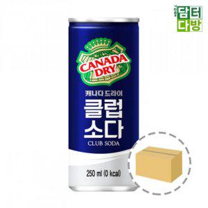 캐나다 드라이 클럽소다 250ml (30캔)