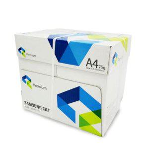 삼성 프리미엄 A4용지 프린터 팩스 용지 500매X5권