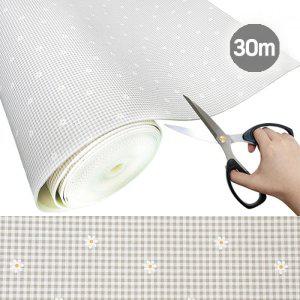 슈마켓 잘라쓰는 보온매트 체크꽃 폭200cm 1롤30M