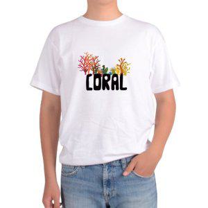 오버핏 반팔티 coral 산호초 바다 해양 디자인의류