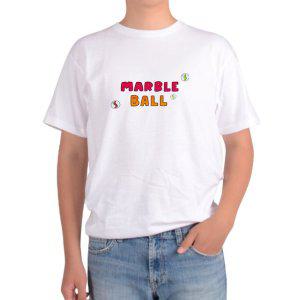 기능성 반팔티 마블 볼 ball 구슬치기 놀이 디자인