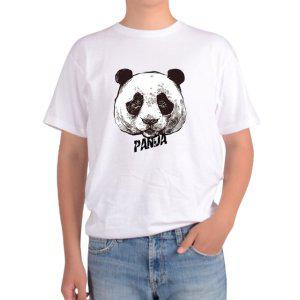 반팔 라운드티 panda 얼굴 bear china