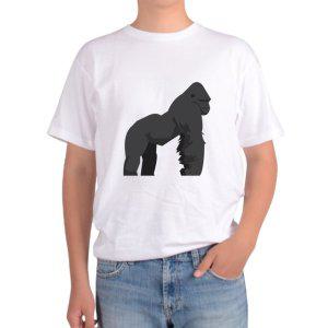 반팔 라운드티 고릴라 gorilla 아프리카 파워