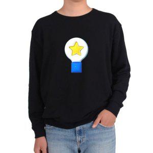 맨투맨 전구 디자인 별 스타 노란별 반짝반짝 파란색그림 다양한 사이즈