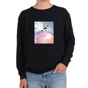 맨투맨 가상현실 댄스 보름달 매화그림 전색상 사이즈